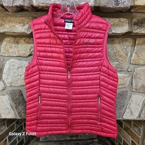 Patagonia Quilted Vest Large Red Packable
